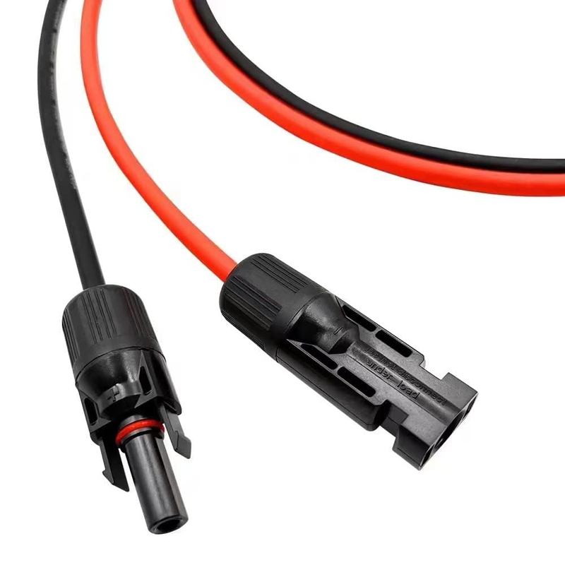 Solar Cable Extension 5M 6mm Red Black Tinned Copper Wire PV Panel Lead