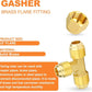 Brass 3 Way Flare Tee Fitting 1/2 Inch Male Tube Adapter Pipe Plumbing Fuel Gas