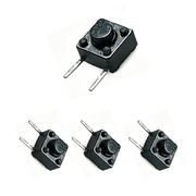 6x6x5mm Tactile Push Button Switch 2 Pin DIP SPST Momentary PCB 20Pc Pack Boards