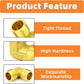 Brass 90 Degree Elbow 1/2Inch BSP Male Thread Pipe Fitting Air Fuel Gas Plumbing