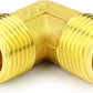 Brass 90 Degree Elbow 1/2Inch BSP Male Thread Pipe Fitting Air Fuel Gas Plumbing