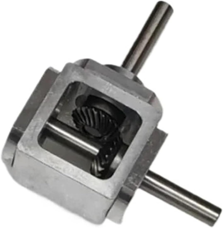 1:1 Right Angle Gearbox 20T 8mm Shaft Spiral Bevel Drive Gear Reducer Mechanical