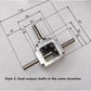 1:1 Right Angle Gearbox 20T 8mm Shaft Spiral Bevel Drive Gear Reducer Mechanical