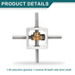 90 Degree Worm Gearbox 1:20 Reduction Gearbox 8mm Shaft Aluminium DIY Module Kit