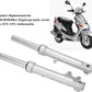 Front Shock Absorbers 2PCS GY6 50 60 80cc Go Kart ATV UTV Motorcycle Suspension