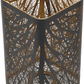Metal Tree Shadow Lamp Shade Hollow Carved E27 E26 Decorative Table Light Cover