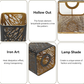 Metal Tree Shadow Lamp Shade Hollow Carved E27 E26 Decorative Table Light Cover