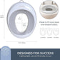 Potty Training Toilet Seat Toddler Non Slip Soft Comfortable Travel Lightweight