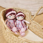 Baby Fabric Doll Leonie 25cm Soft Rag Doll Corduroy Dress Newborn Gift Kaloo