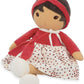 Kaloo Tendresse Emilie Rag Doll 32cm Baby Soft Fabric Doll Red Heart Gift