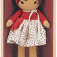 Kaloo Tendresse Emilie Rag Doll 32cm Baby Soft Fabric Doll Red Heart Gift