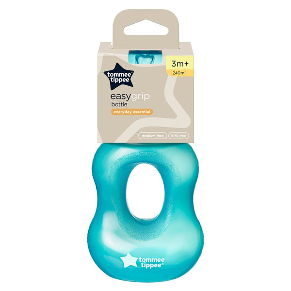 Green Tommee Tippee Easy Grip bottle in packaging