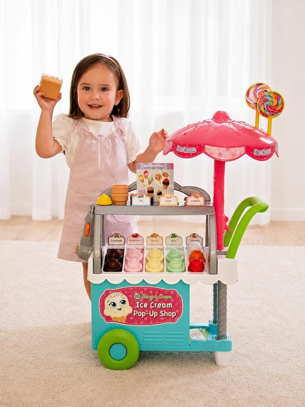 Scoop Learn Ice Cream Shop Toy 53 Pieces Pretend Play Educational Toy 3+