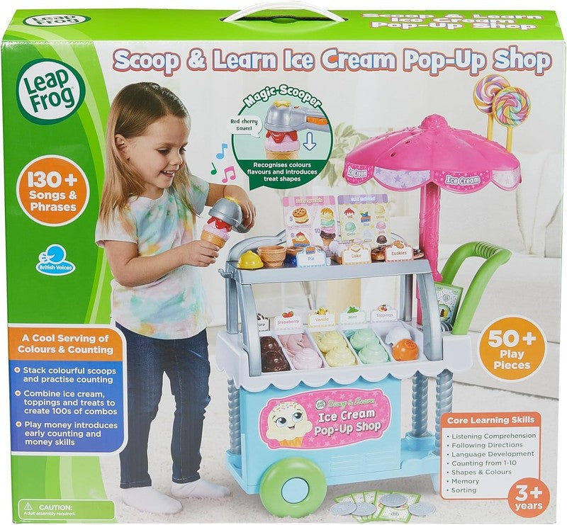 Scoop Learn Ice Cream Shop Toy 53 Pieces Pretend Play Educational Toy 3+