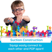 Squigz Starter Set 24 Piece Suction Building Blocks Toy