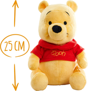Disney Winnie The Pooh Plush Toy 25cm Soft Cuddly Teddy Bear Yellow 0+