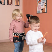 Smoby Kids Hairdressing Set Toy Hair Dryer Stylist Belt 8 Accessories Age 3+