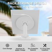 6W Solar Panel Charger For Video Doorbell 2024 Type C 13Ft Cable IP67 Waterproof