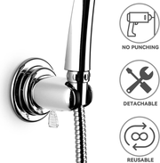 Shower head holder supporting a handheld shower