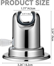Shower head holder dimensions diagram