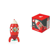 Janod Small Magnetic Rocket Wooden Toy Space Construction 5 Pieces Age 2-5 Years