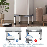 Adjustable Fridge Freezer Base Stand Dishwasher Pedestal Grey 28-31cm 300kg Feet