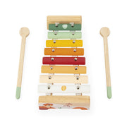 Musical Instruments Set Janod Sunshine Xylophone Tambourine Flute Castanets 18m+