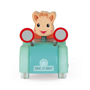 Wooden Toy Car Janod Sophie La Girafe Turquoise Push Along Spring Details 12-36m