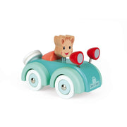 Wooden Toy Car Janod Sophie La Girafe Turquoise Push Along Spring Details 12-36m