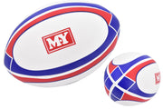 Rugby Ball Size 5 Training High Grip Rubber Full Weight Practice Team Uninflated