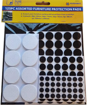 Furniture Pads 125 Self Adhesive Floor Protectors Chair Table Feet Scratch Guard