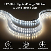 RGB LED Bathroom Mirror 70x50cm Anti Fog Dimmable Touch Sensor Wall Mount Lights
