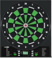 Electronic Dartboard LCD Display 34 Games 8 Players Soft Tip Darts Voice Scoring