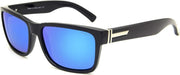 Vintage Polarised Sunglasses Oversized Square UV400 Retro Rhinestone Metal Frame