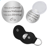 Pocket Hug Token Keyring Inspirational Gift For Friend Family Loved One Keepsake
