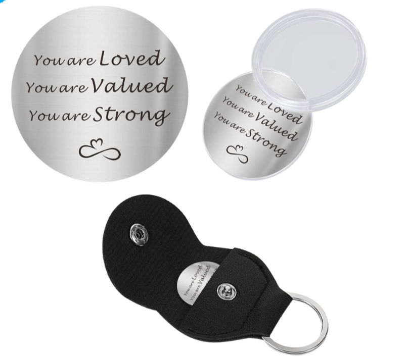 Pocket Hug Token Keyring Inspirational Gift For Friend Family Loved One Keepsake