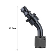 Oil Fuel Line Female Hose Fitting Aluminium Alloy Braided Pipe Connector Adapter