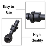 Oil Fuel Line Female Hose Fitting Aluminium Alloy Braided Pipe Connector Adapter