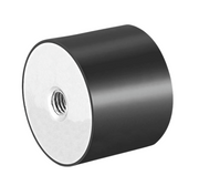 M8 Female Rubber Mount 40x30mm Anti Vibration Bobbin Shock Absorber Isolator Pad
