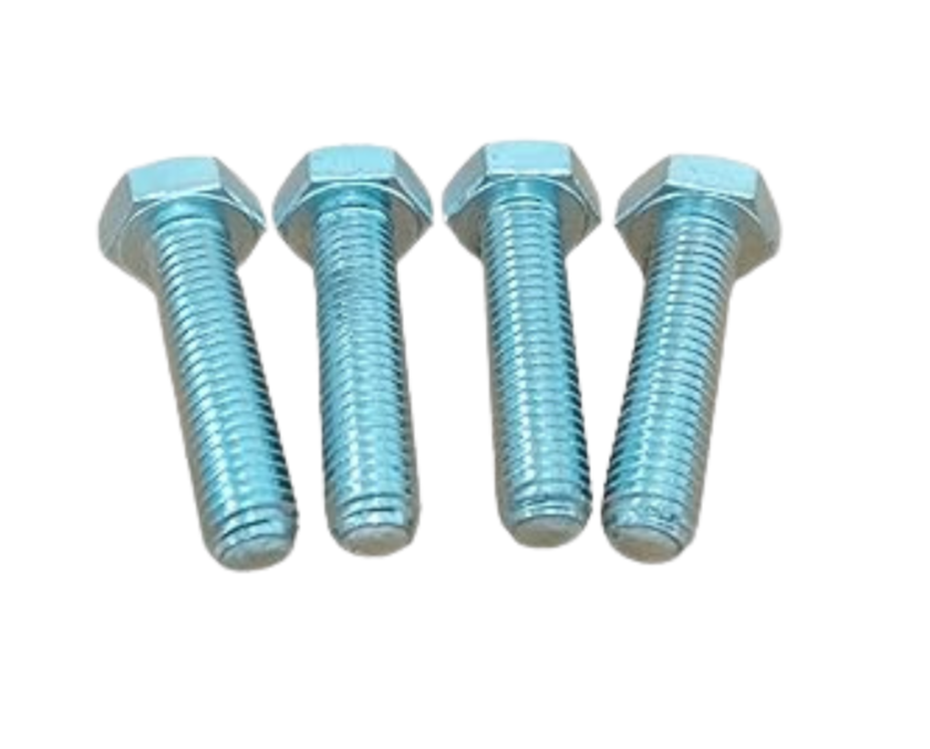 M12 Hex Bolts 35mm Stainless Steel Hexagon Head Metric Hardware Pack Of 4 Silver