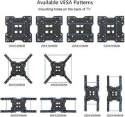 TV Wall Bracket Mount 23-55 Inch Full Motion Swivel Tilt 400x400 VESA LED LCD TV