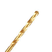 3.9mm HSS Twist Drill Bits Titanium Coated Steel Straight Shank Metal 2 Pack DIY