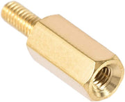 50Pcs M2.5 Brass Hex Standoffs Male Female 12mm 6mm PCBs Spacer FPV Drone Screws