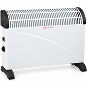 Electric Convector Heater 2000W Portable Freestanding Thermostat White