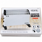 Electric Convector Heater 2000W Portable Freestanding Thermostat White