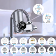 Water Filter Tap Faucet Purifier UV LED Display Kitchen Sink Filtration 2000L