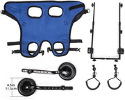Dog Wheelchair Adjustable Rear Leg Support Mobility Cart For Injured Pets Size M