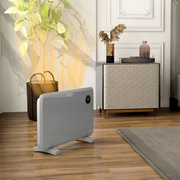 Electric Convector Heater 1200W Wall Mounted LED Remote Timer Thermostat Fanless