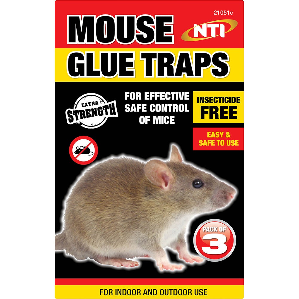 Mouse Glue Traps Indoor Outdoor Strong Rodent Catcher Sticky Boards Pack