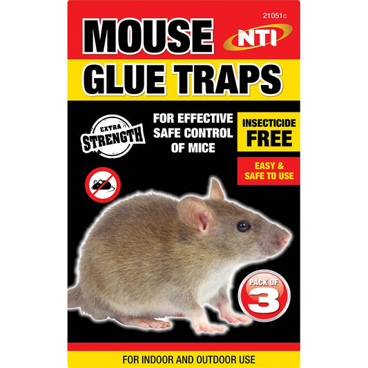Mouse Glue Traps Indoor Outdoor Strong Rodent Catcher Sticky Boards Pack